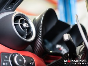 Alfa Romeo Giulia Instrument Cluster Cover - Carbon Fiber - Non-QV Model